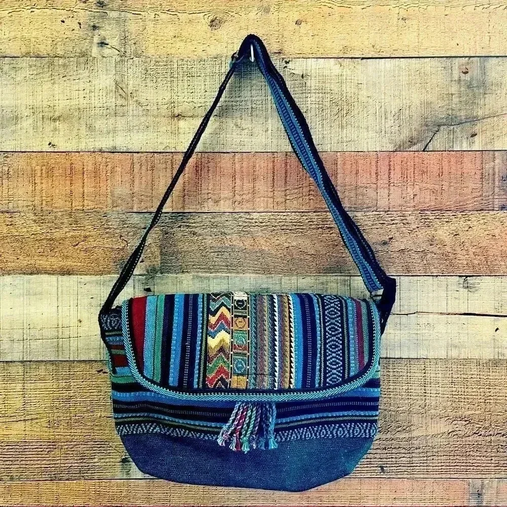 Huipil Guatemalan Boho Crossbody Bag